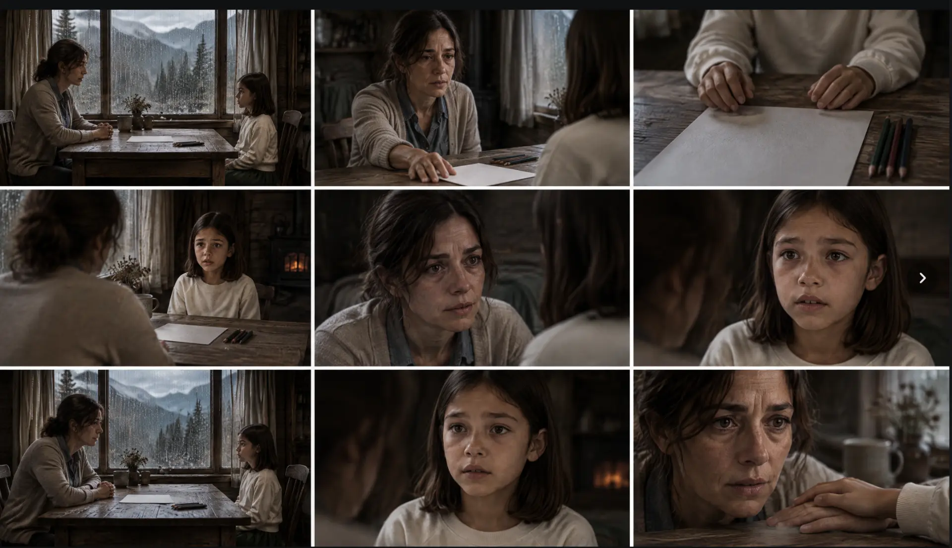Alternate supplied cinematic contact sheet